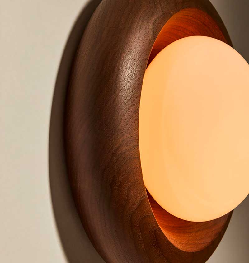 HUMBOLDT SCONCE 01 - WOOD par Roll & Hill