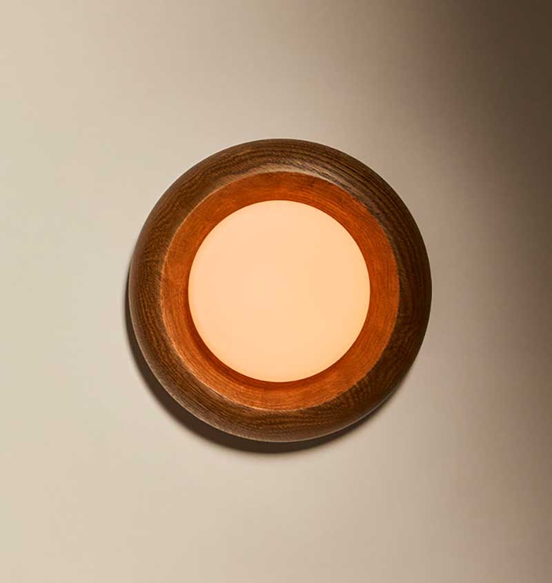 HUMBOLDT SCONCE 01 - WOOD par Roll & Hill