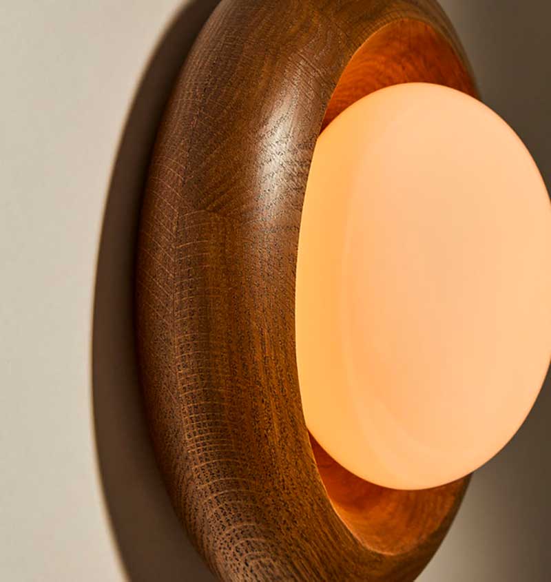 HUMBOLDT SCONCE 01 - WOOD par Roll & Hill