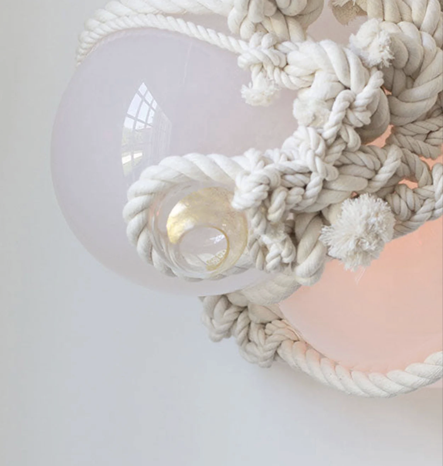 KNOTTY BUBBLES SCONCE LARGE par Roll & Hill