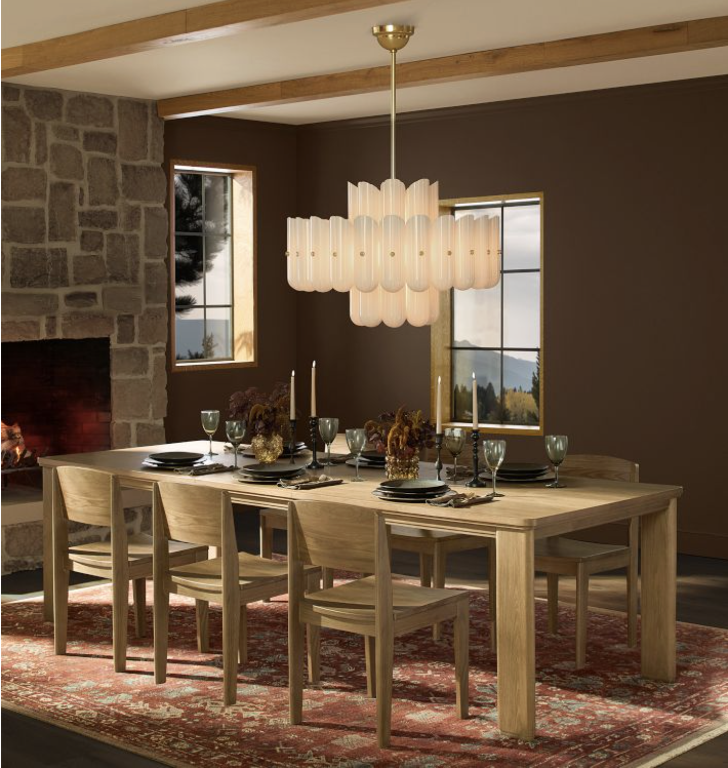 Lorna Chandelier x Rejuvenation par Roll & Hill