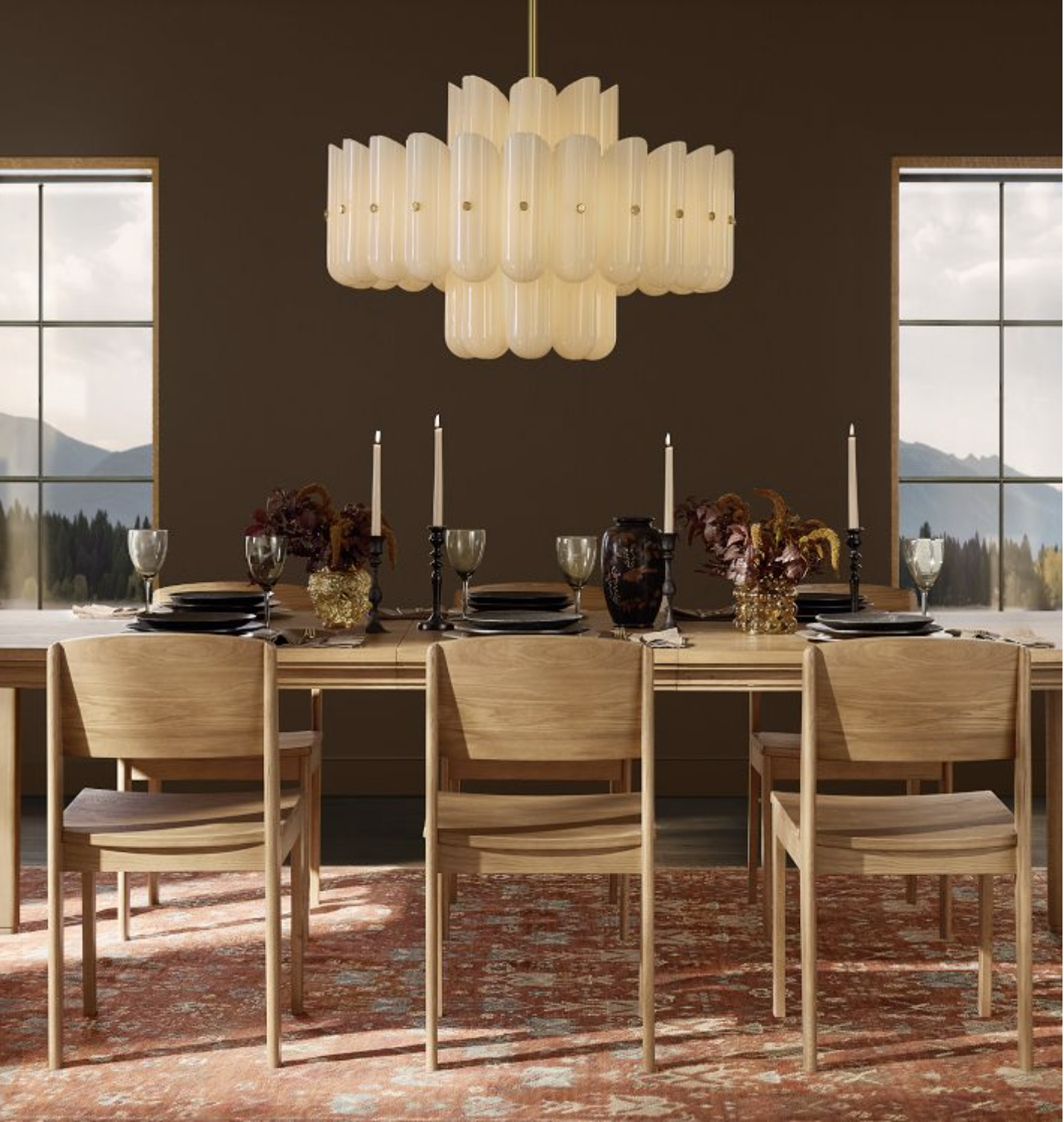 Lorna Chandelier x Rejuvenation par Roll & Hill