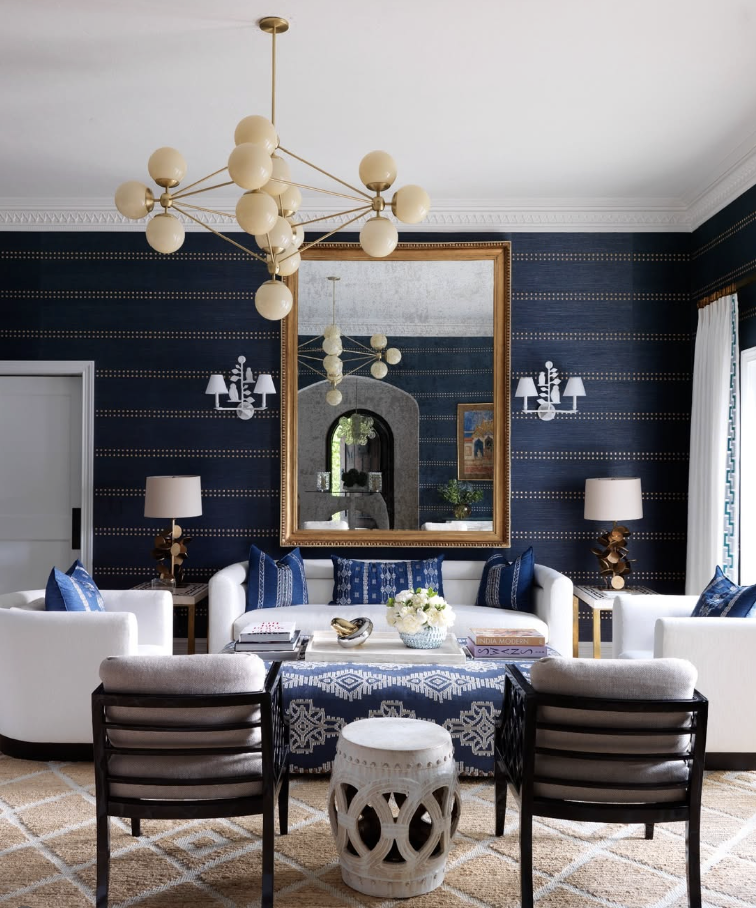 MODO CHANDELIER 27 GLOBES par Roll & Hill