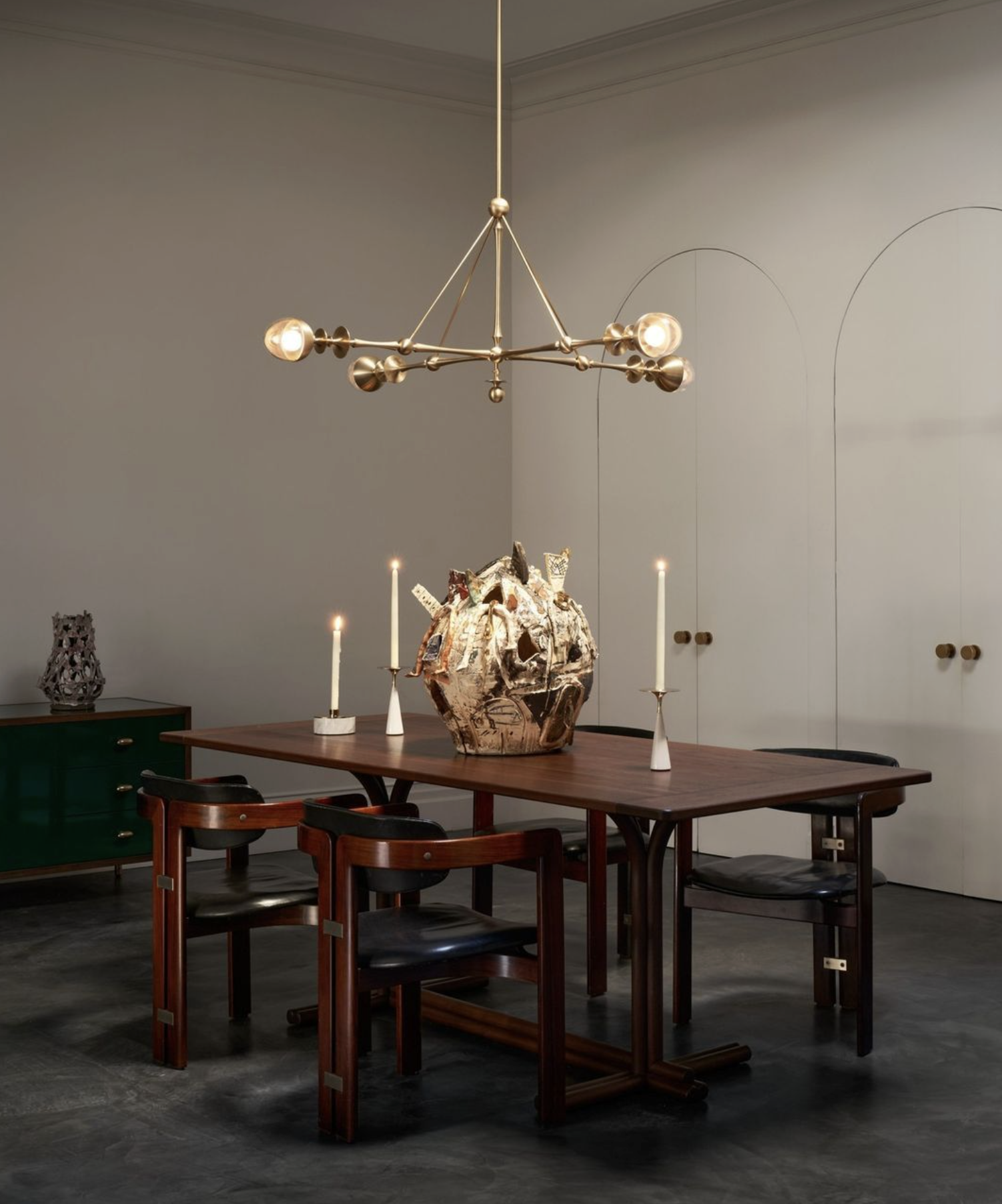 RUE SALA FOUR ARM PENDANT par Roll & Hill