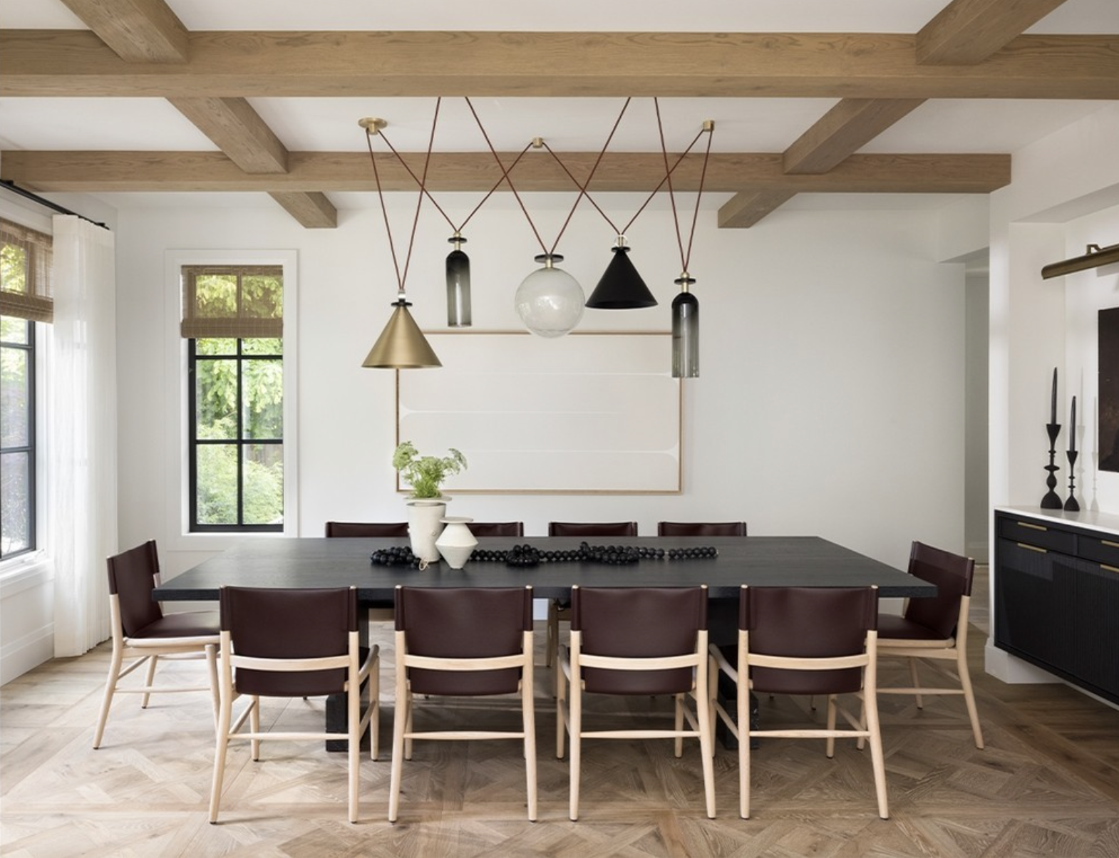 SHAPE UP 5 PIECE CHANDELIER par Roll & Hill