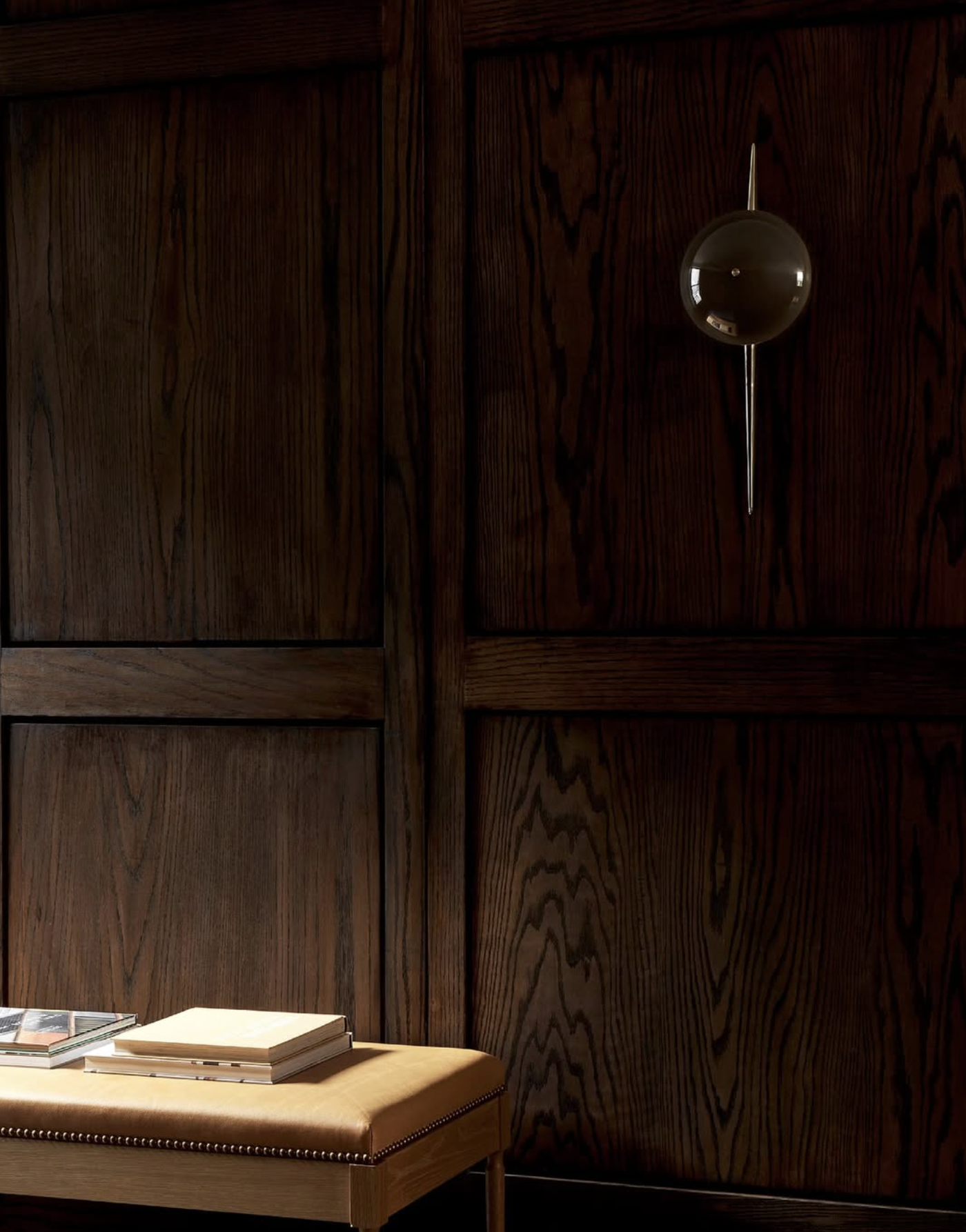 THE LADDI SCONCE - ROUND SHADE par Roll & Hill