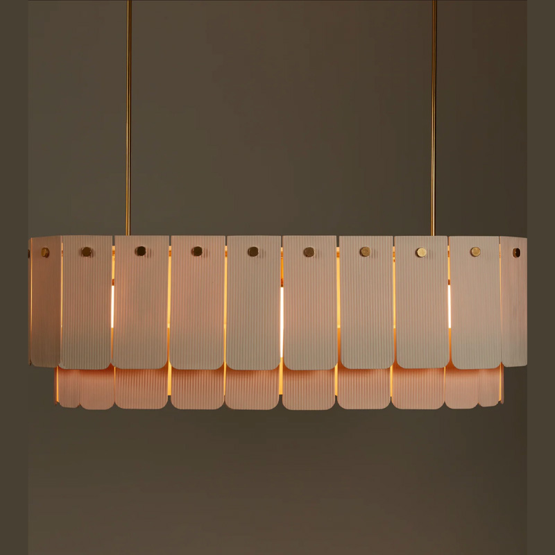 VEIL LINEAR PENDANT 48 par Roll & Hill