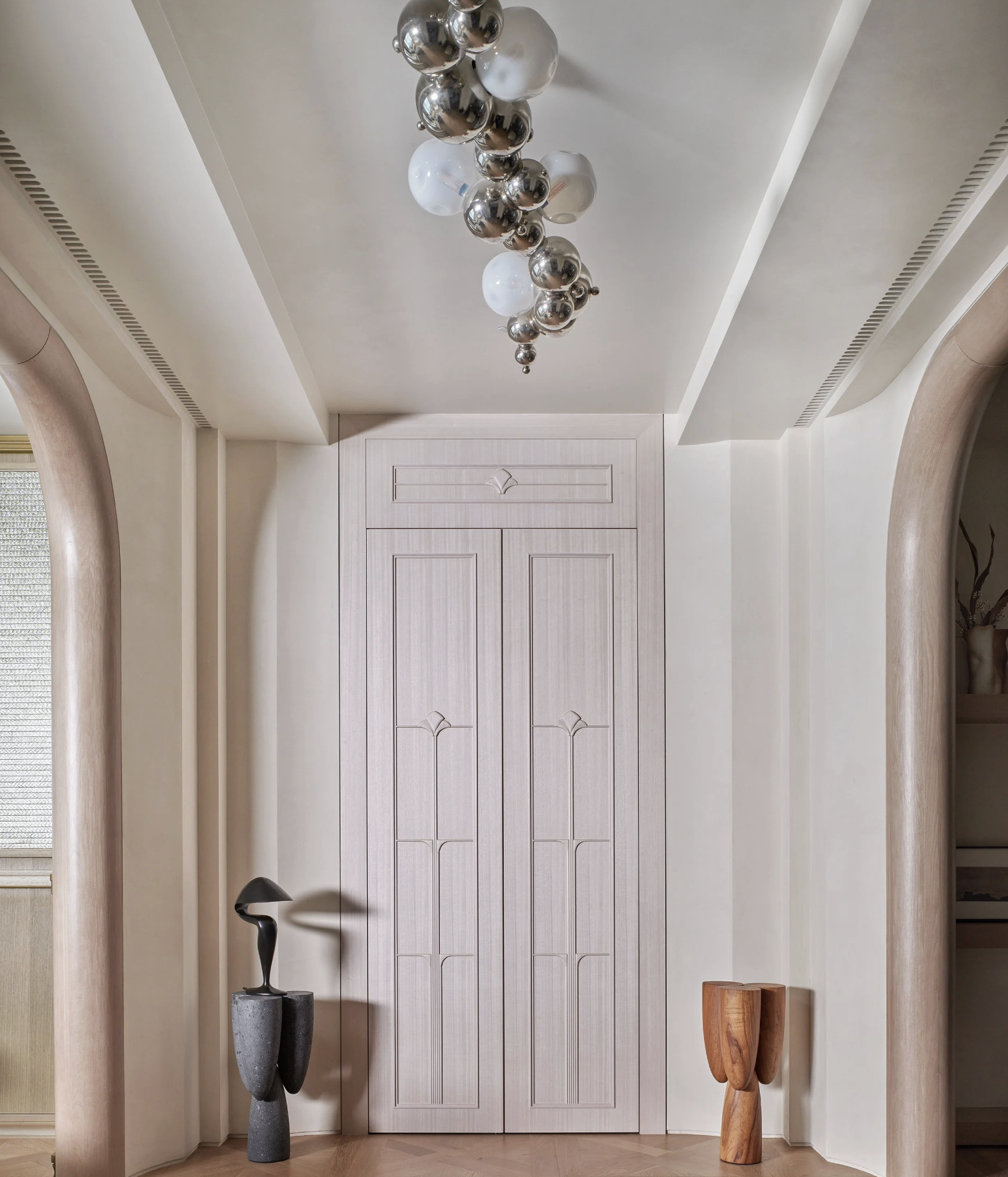 BUBBLY 04 CHANDELIER WITH GLASS par Rosie Li