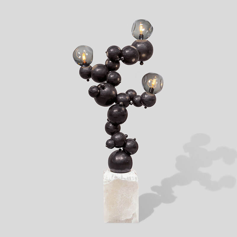 BUBBLY FLOOR LAMP WITH GLASS par Rosie Li