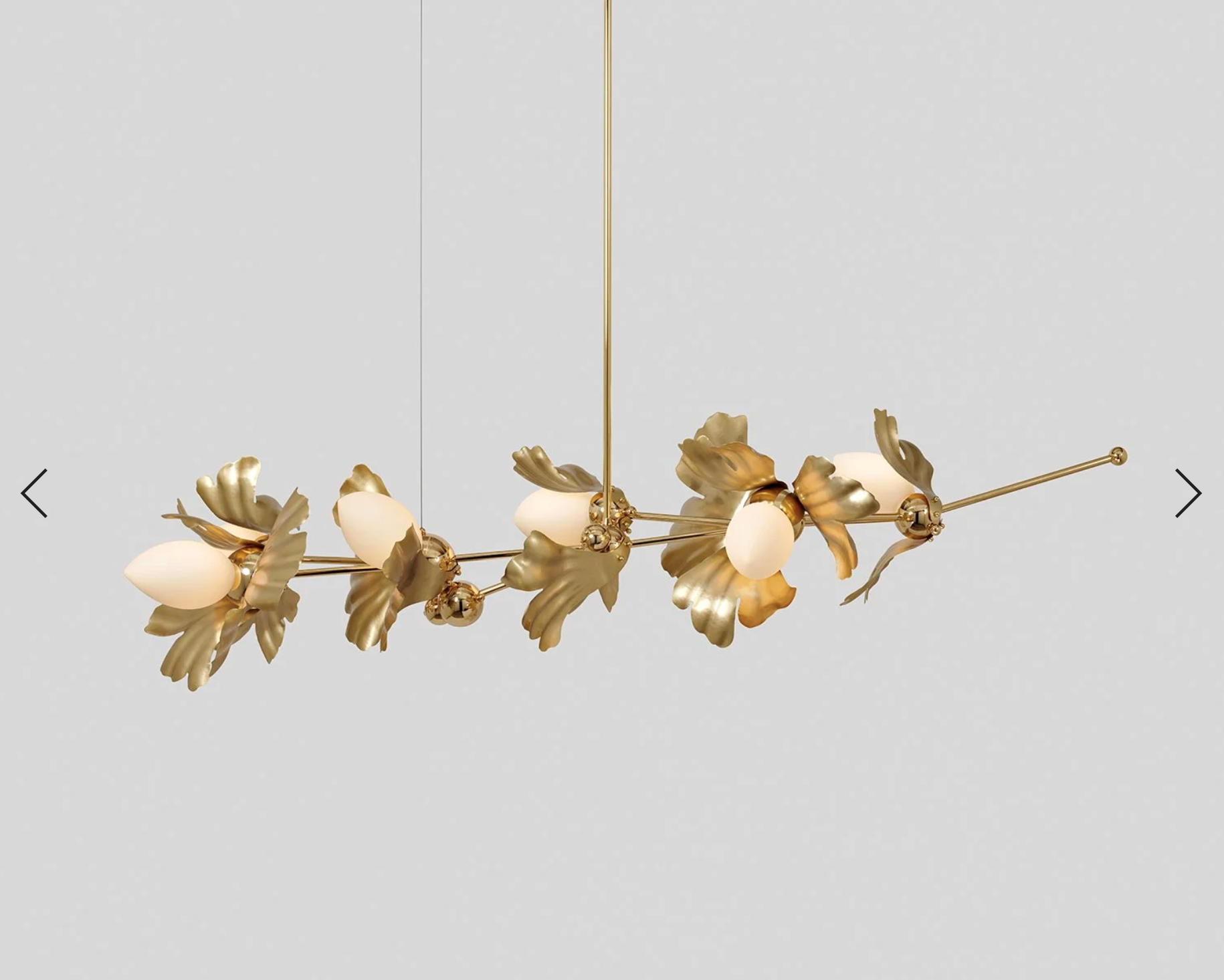 CUSTOM GINKGO BLOSSOM 06 CHANDELIER par Rosie Li