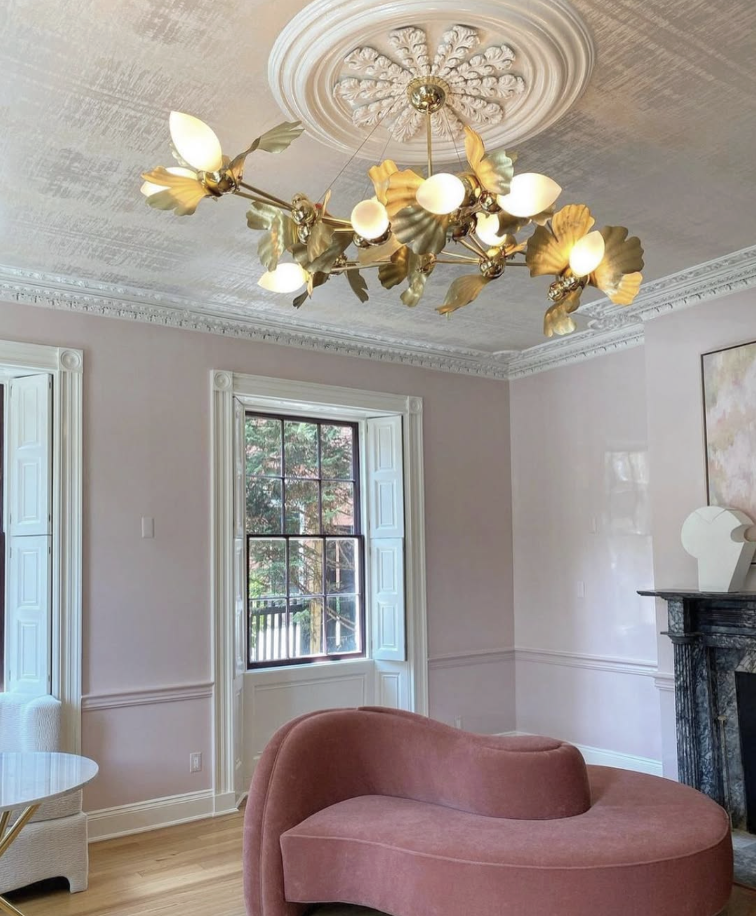 CUSTOM GINKGO BLOSSOM 06 CHANDELIER par ROSIE LI