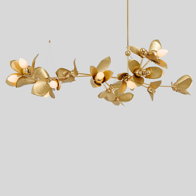 CUSTOM LAUREL BLOSSOM 14 CHANDELIER par ROSIE LI