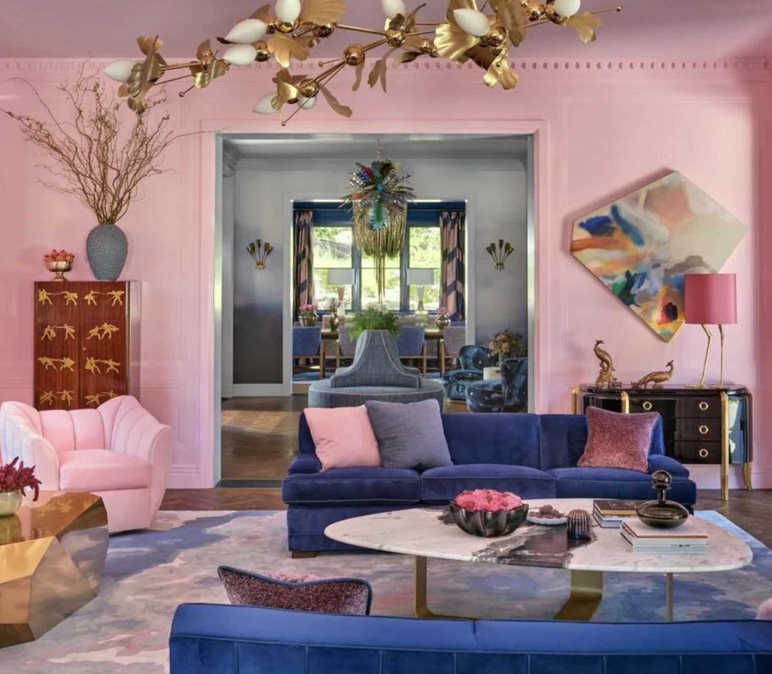 GINKGO BLOSSOM 13 CHANDELIER par Rosie Li