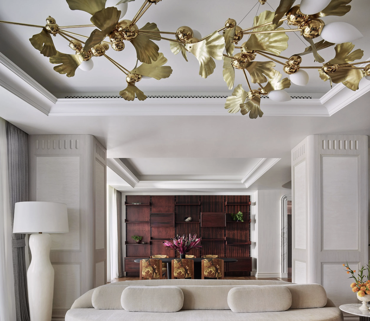 GINKGO BLOSSOM 13 CHANDELIER par Rosie Li