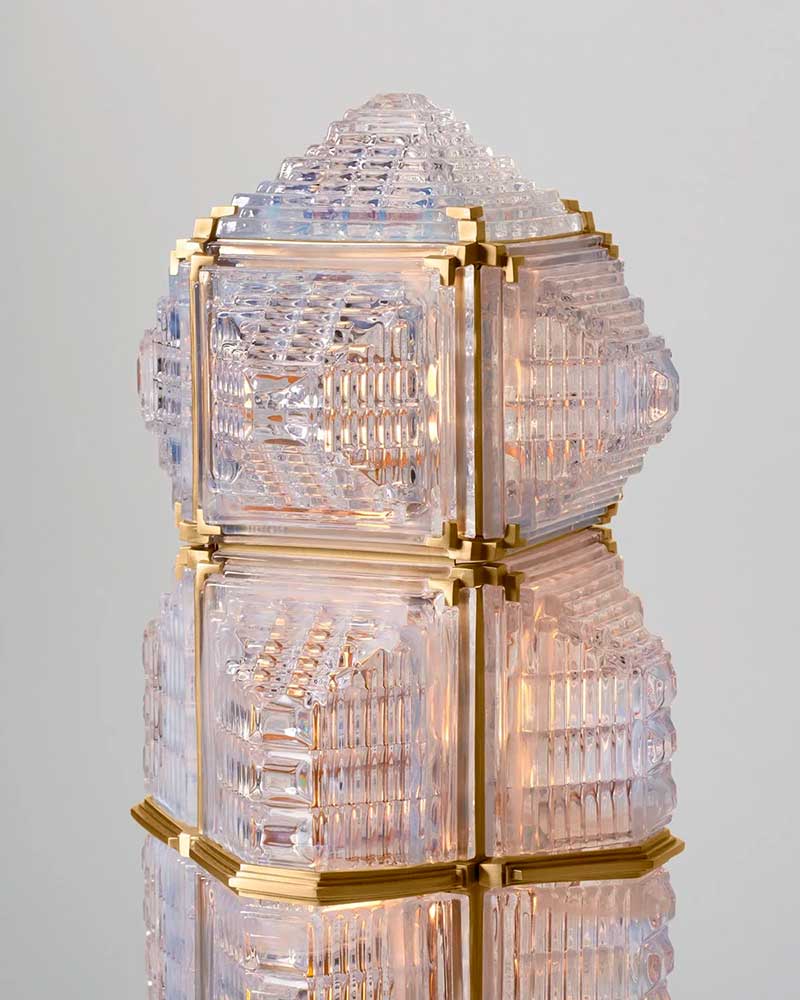 JEWEL BLOCK FLOOR LAMP 01 par Rosie Li