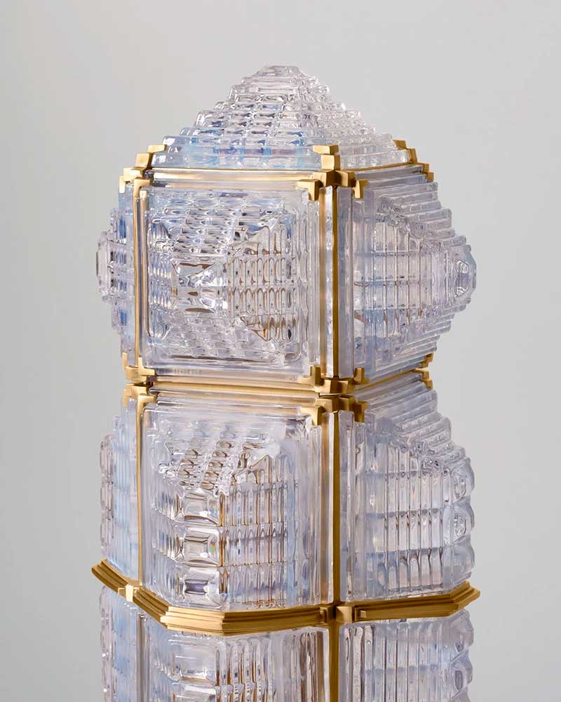 JEWEL BLOCK FLOOR LAMP 01 par Rosie Li