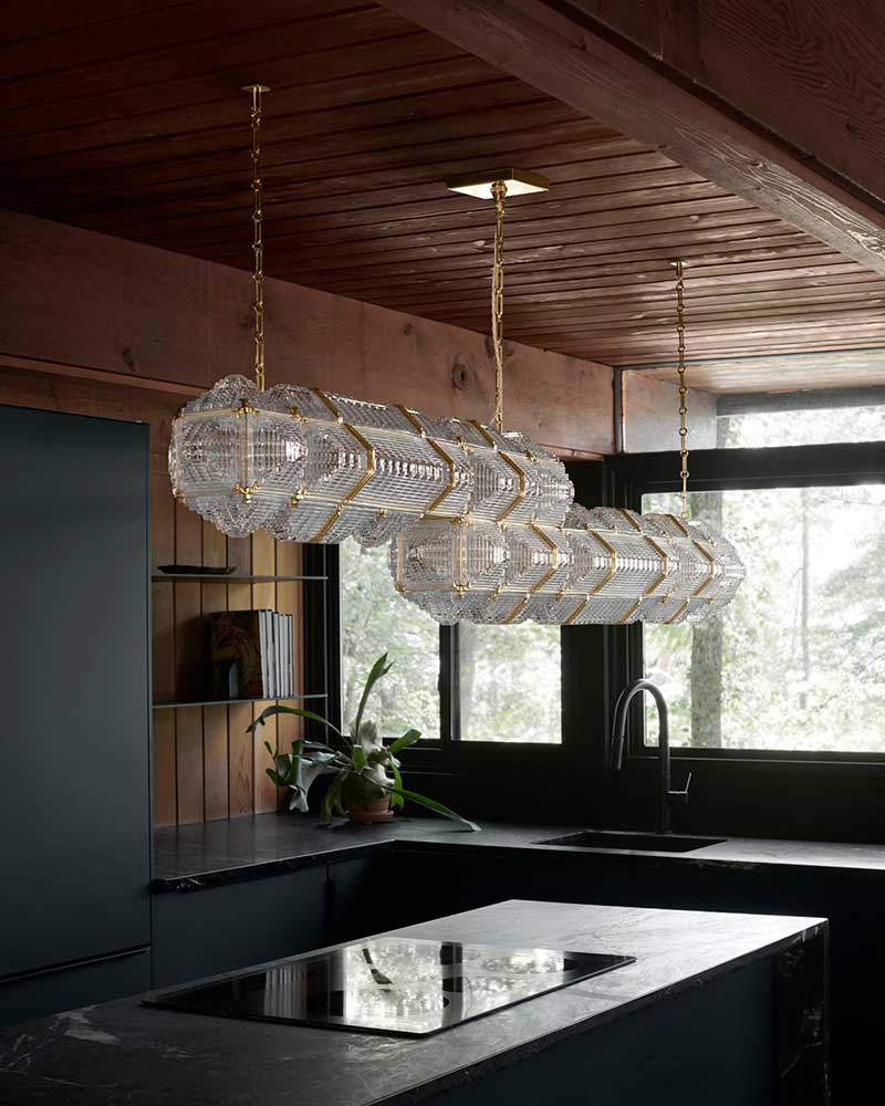 JEWEL BLOCK LINEAR CHANDELIER 02 par Rosie Li