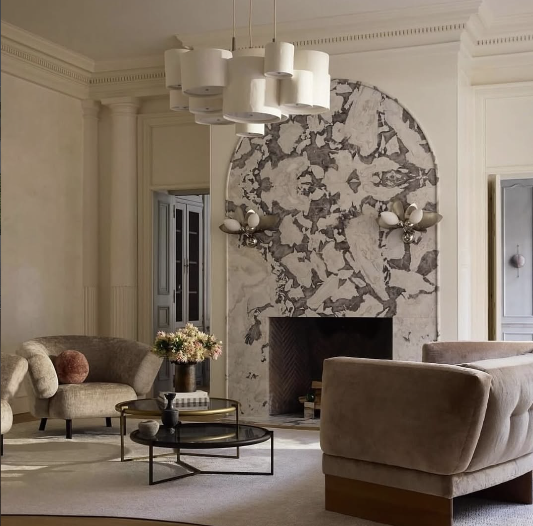 LAUREL BLOSSOM 02 WALLMOUNT par ROSIE LI
