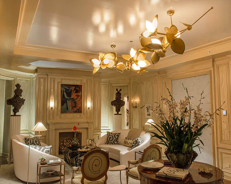 LAUREL BLOSSOM 09 CHANDELIER par Rosie Li
