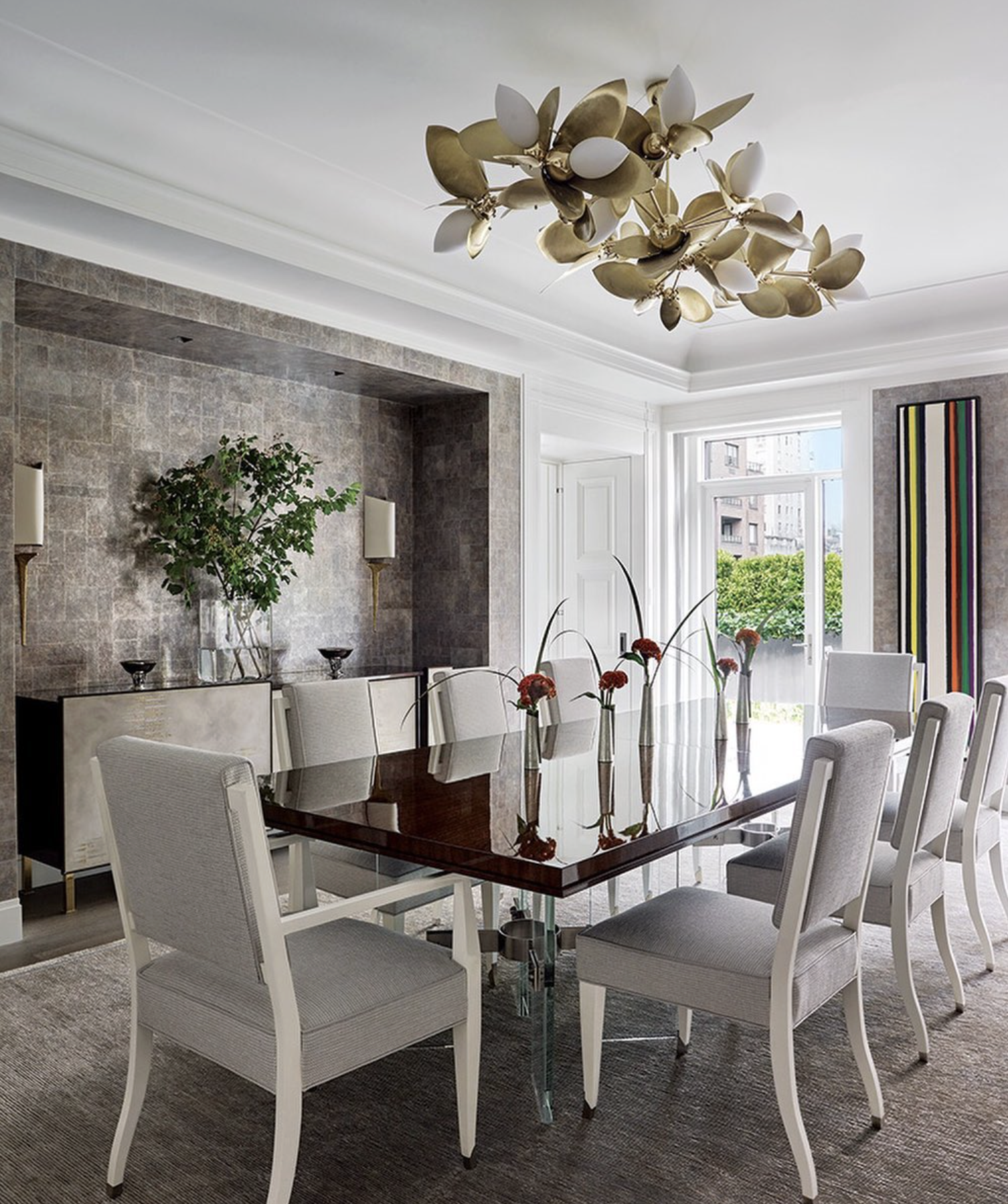 LAUREL BLOSSOM 19 CHANDELIER par ROSIE LI