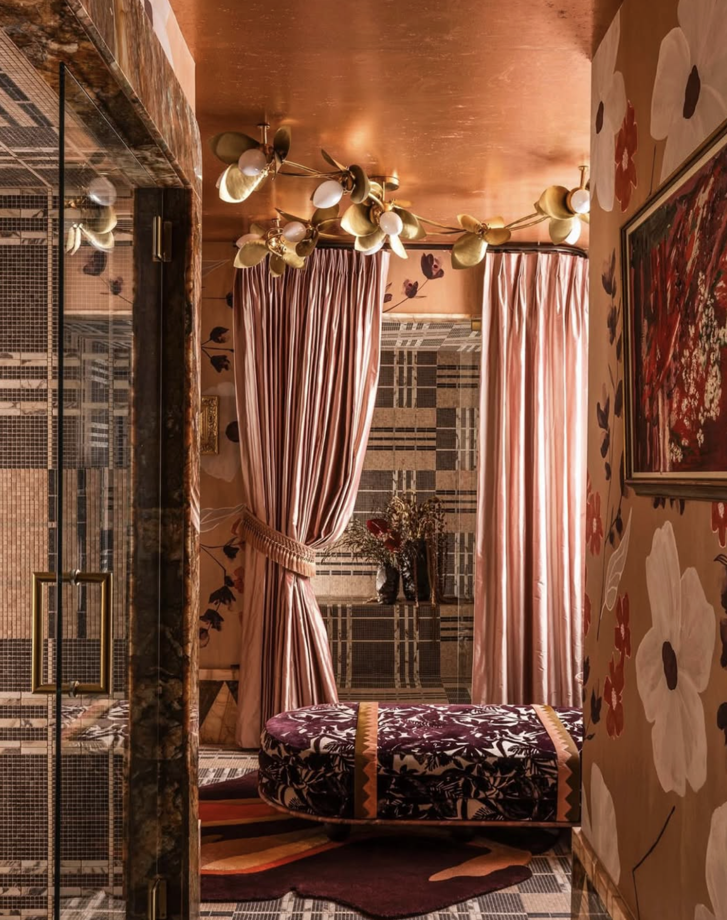 LAUREL GARLAND 12 FLUSHMOUNT par ROSIE LI