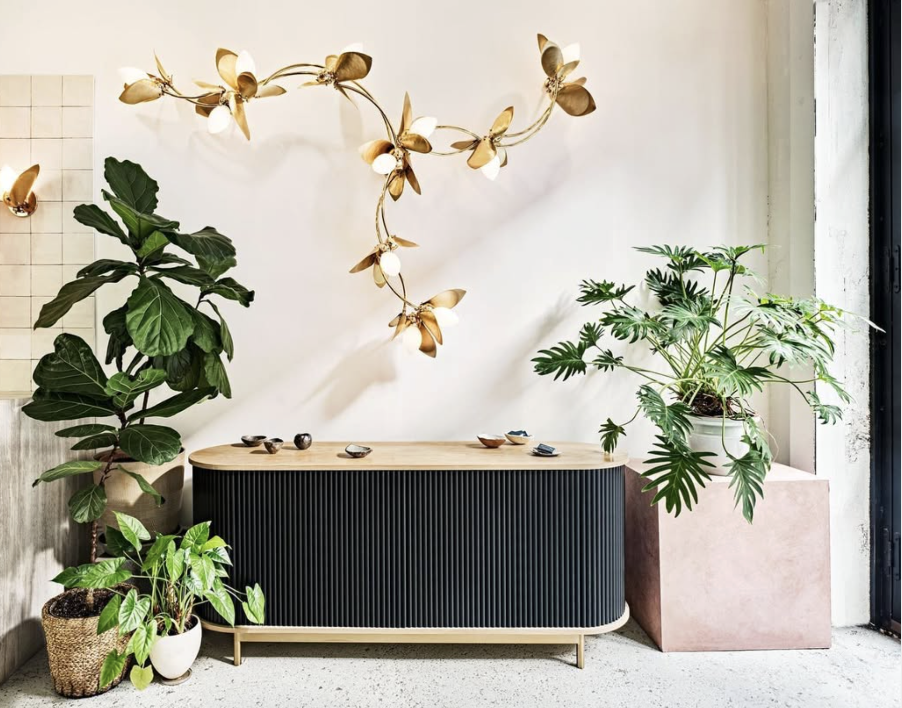 LAUREL GARLAND 12 FLUSHMOUNT par ROSIE LI