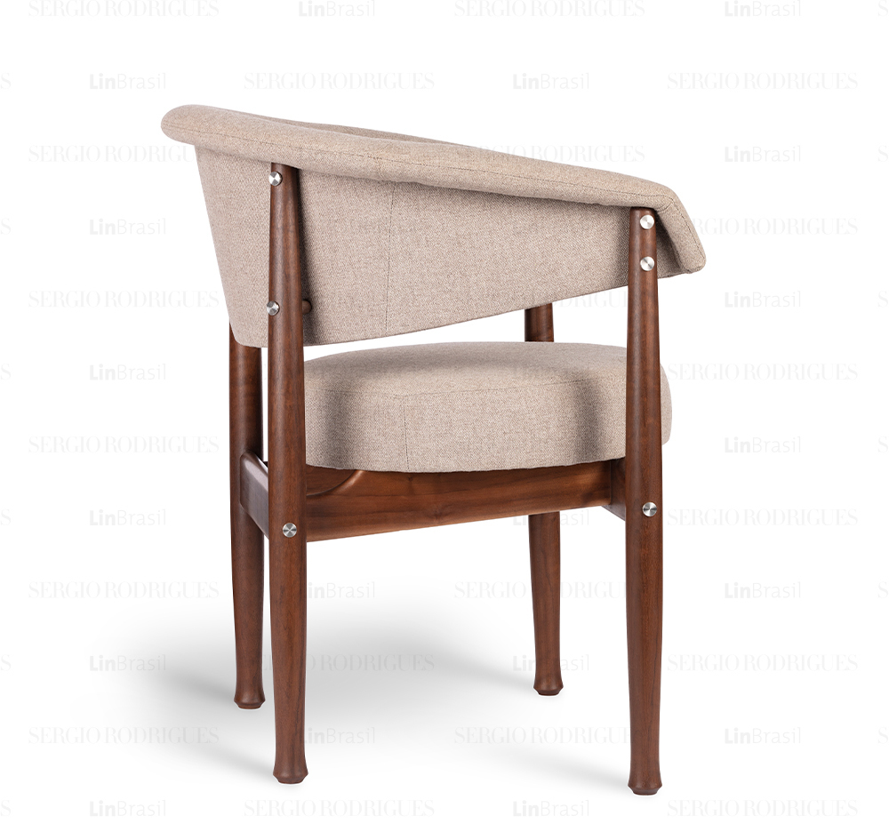 BEG ARMCHAIR par Sergio Rodrigues
