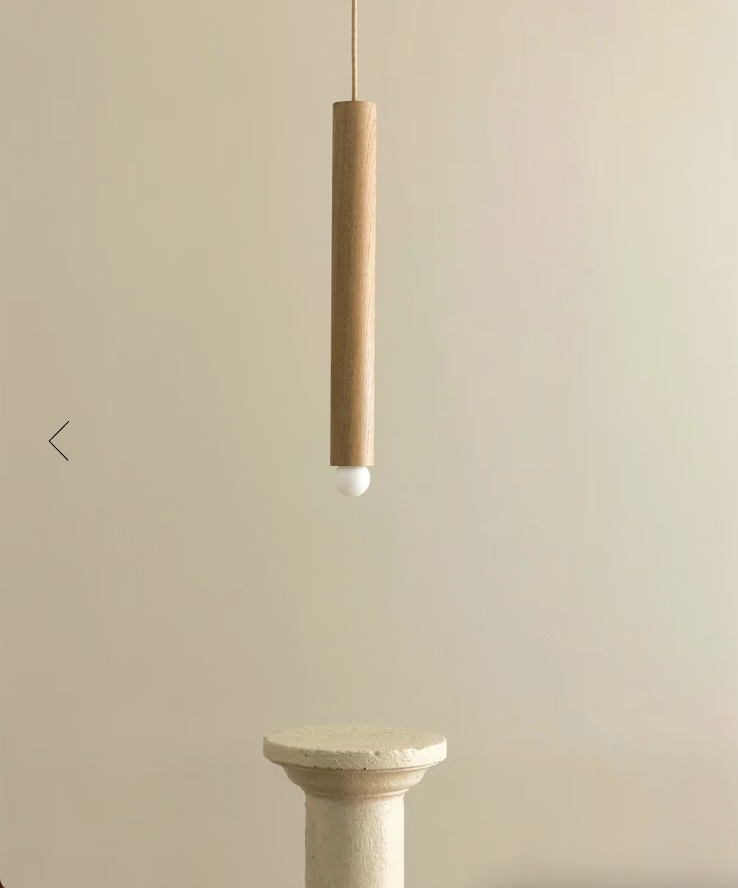 LODGE CORD PENDANT LARGE par Workstead