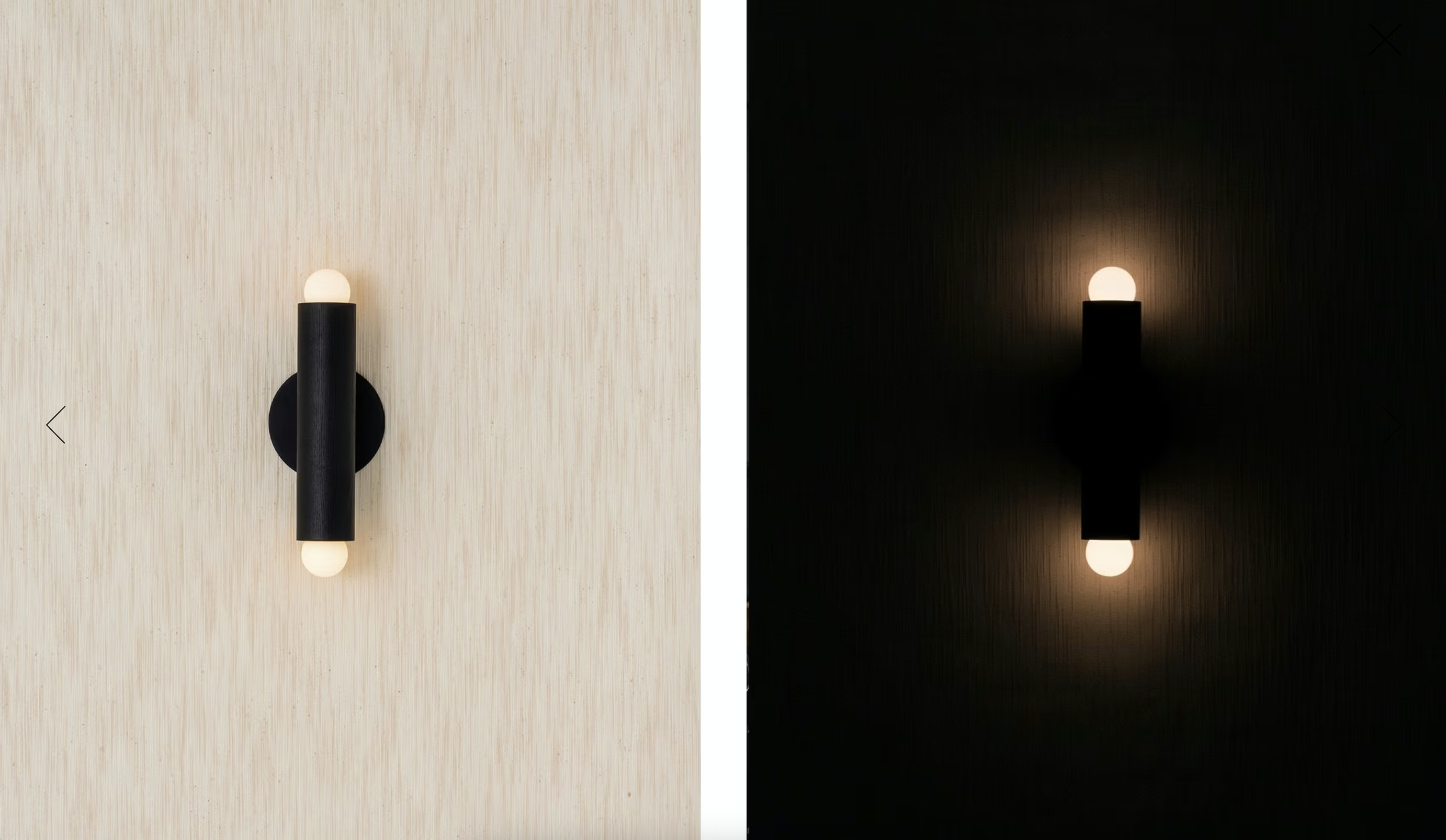 LODGE DOUBLE SCONCE par Workstead