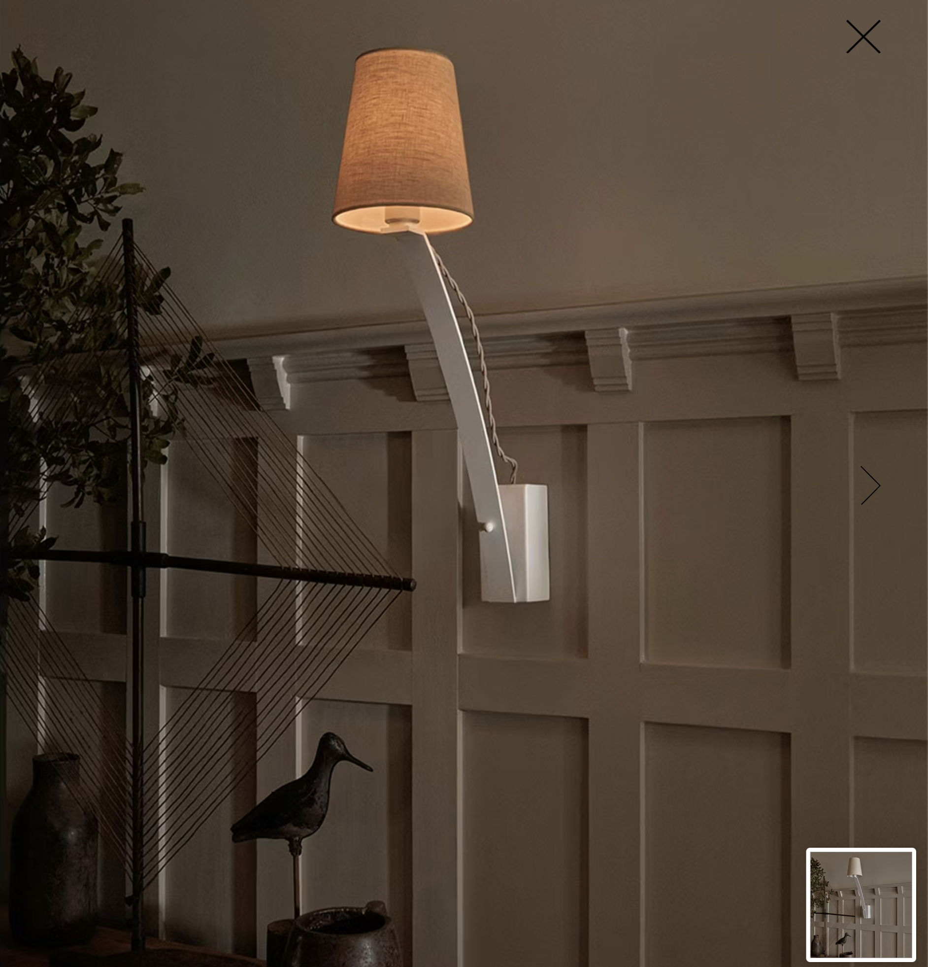 NEEDLE SCONCE par Workstead