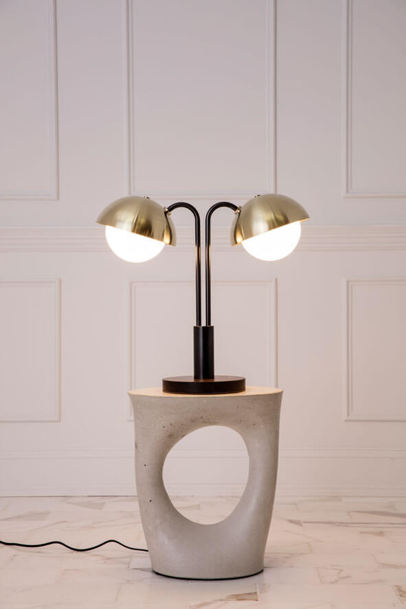 Double Dome Table Lamp