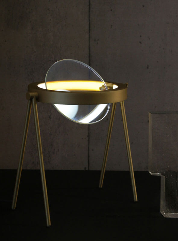 JANUS TABLE LAMP ORANGE / BLEU