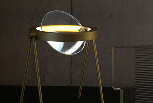 JANUS TABLE LAMP ORANGE / BLEU