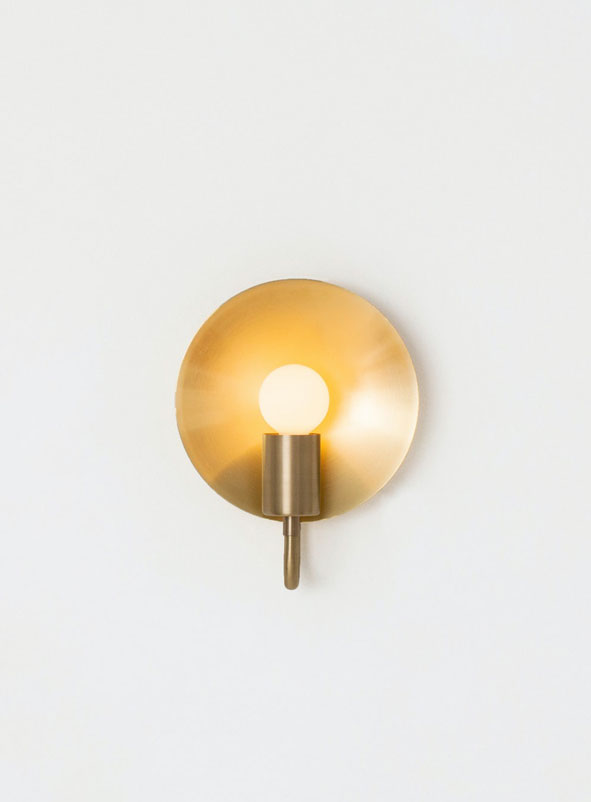 In Common With  Brass Calla Sconce, Small